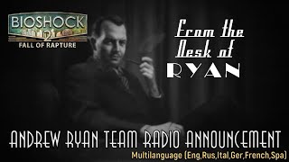 Andrew Ryan Team  • Radio Announcement - Bioshock 2 Multiplayer • (Multilanguage)