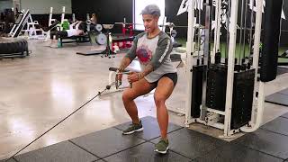 Cable Squat Walks