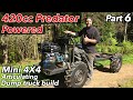 420cc Predator powered articulating 4x4 dump truck build part 6