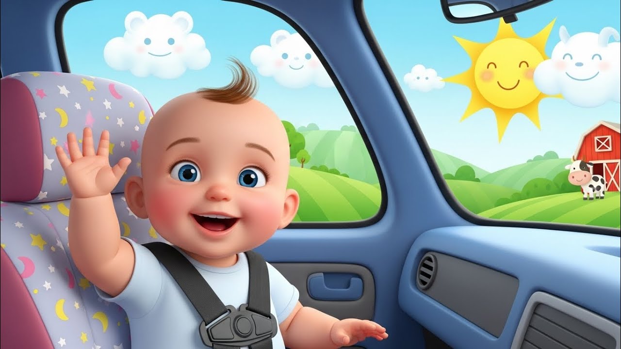 Child Safety Seat Song 🚗👶🎵 | Fun Nursery Rhyme for Kids | Car Safety Song⭐ 