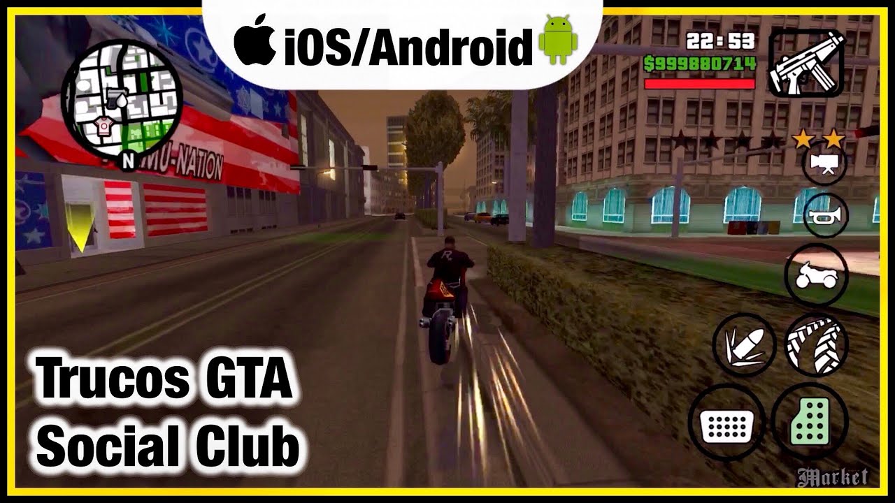 Trucos de GTA: San Andreas para Android y iOS y cómo introducirlos
