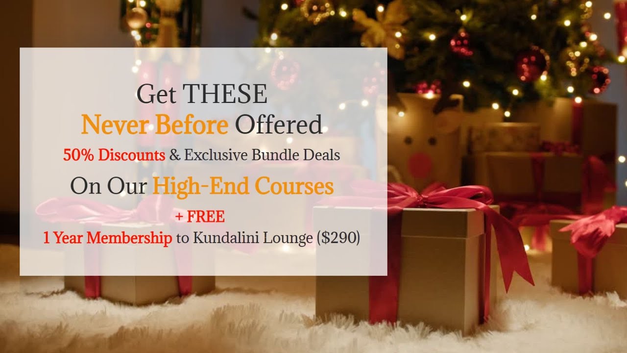 Exclusive Kundalini Yoga Courses + 1 Year FREE Membership (Limited-Time Offer)