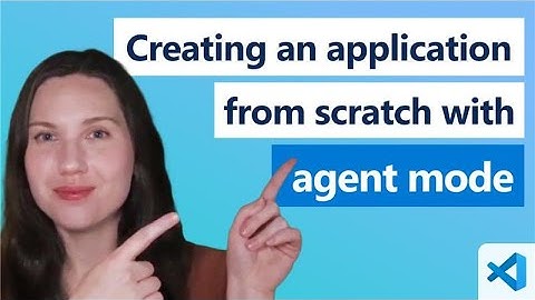 Use GitHub Copilot agent mode to create an application from scratch