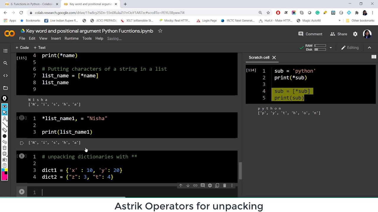 python assignment unpacking