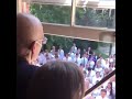 400 students sing to their teacher who has cancer