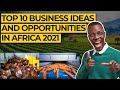 Top 10 Best Business Opportunities And Ideas In Africa 2021