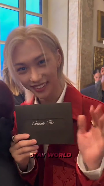 Pop Base on X: Stray Kids' Felix at the Louis Vuitton women's pre