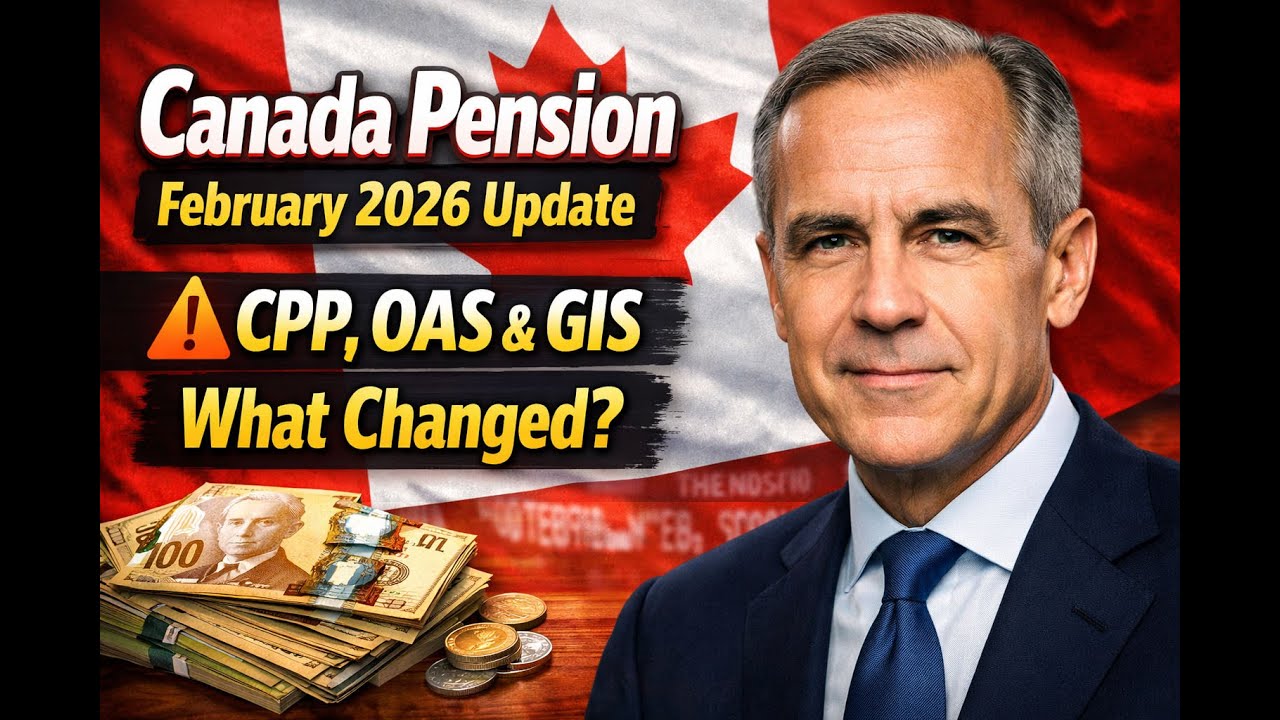 ⚠️ Canada Pension February 2026 Update: CPP, OAS & GIS — What Changed?