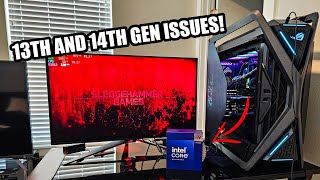 INTEL 13TH AND 14TH GEN CPU ISSUES | WHAT YOU SHOULD DO TO YOUR MACHINES!