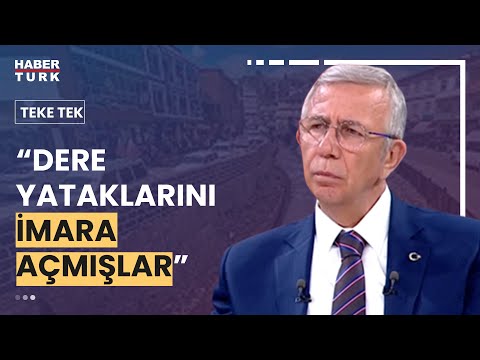 Sel felaketini önlemek mümkün mü? Mansur Yavaş yanıtladı