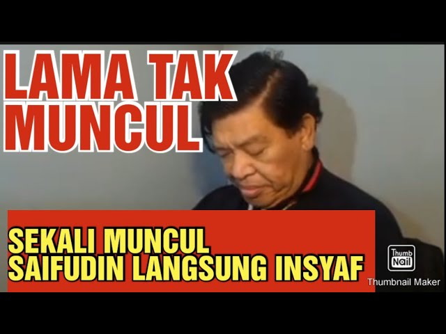 SAIFUDIN IBRAHIM AKUI YANG MURTAD ITU ORANG BODOH class=