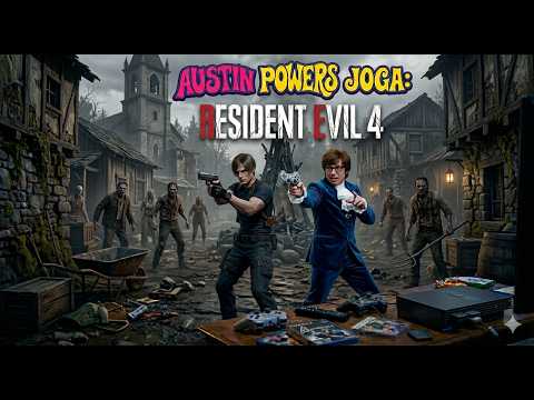 Fliperama do Austin Powers Apresenta: Resident Evil 4 Clássico