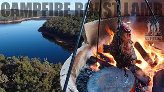 Campfire Roast Lamb Camp Fish Cook With Dads Lads Outdoors