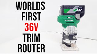 HiKOKI 36v Trim Router from JAPAN  |  Is the 36v Trim Router BETTER than the 36v 1/2 Plunge Router