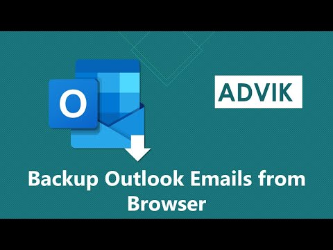How to Backup Outlook Emails from Browser | With Attachments | 2022