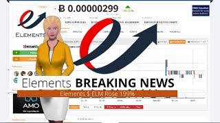 Cryptocurrency Elements $ELM Has Risen 199% In the Last Day screenshot 3