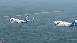 [X-Plane] RKNN 2-ship B738 Overhead Break