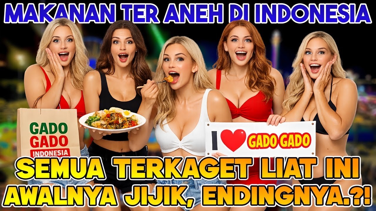 Bule Ini Kaget Bukan Main Setelah Coba Gado-Gado… Reaksinya Bikin Netizen Heboh!