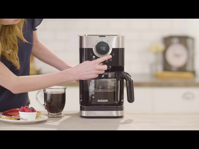 Select-A-Size Easy Dial Programmable Black Coffeemaker