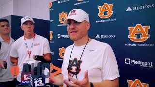 Alex Golesh - Preseason Camp Day 2 @AuburnTigers 