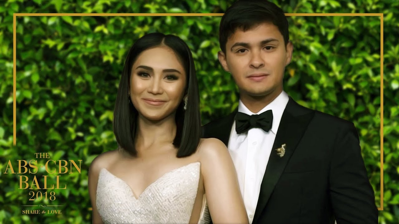 Sarah Geronimo at ABS-CBN Ball 2018 with Matteo Guidicelli