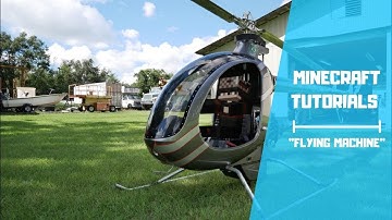 Minecraft Tutorial - Simple Flying Machine