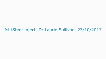 1st iStent inject insertion