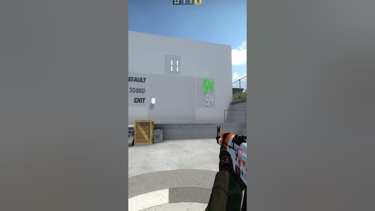 CSGO HIGH SCORE CHALLENGE 84 TARGETS IN 30 SECONDS (Map in
