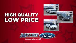 Metro Ford Independence - Pre-Owned Under $22K!
