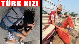 Nepal'de Yolda Türk Kızı Buldum! Otostop ile Geziyoruz 200km 2 Gün /314