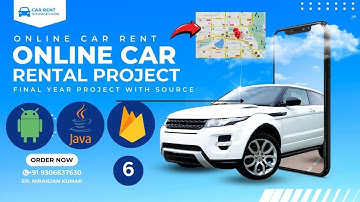 car rental management system project in Android Studio Java Language and Firebase Database