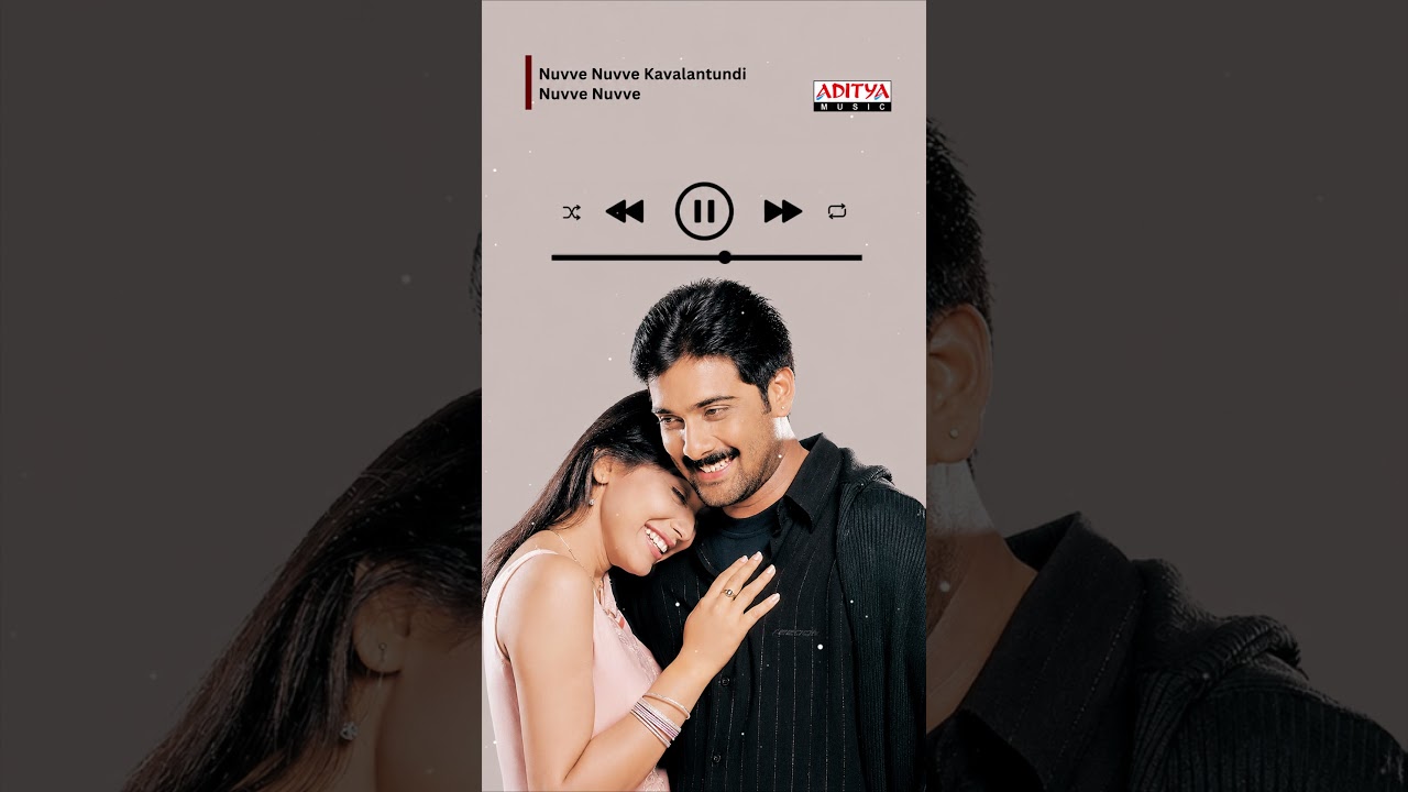 ❤️ True Love Feels Like This... Nuvve Nuvve Kavalantundi Song from Nuvve Nuvve Movie #Shorts