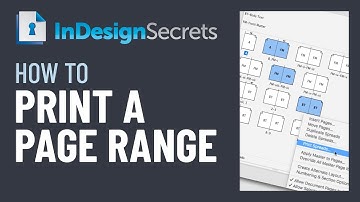 InDesign How-To: Print a Page Range (Video Tutorial)