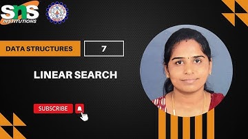 M.Kanchana|Linear Search|SNS Institutions