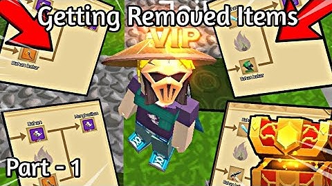 Getting Removed Items In SkyBlock Blockman Go Part - 1