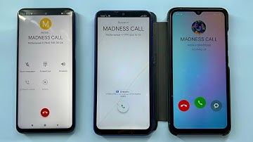 Two XIAOMI Redmi 9C NFC VS Redmi Note 9S / Cool Incoming Call and Outgoing Call