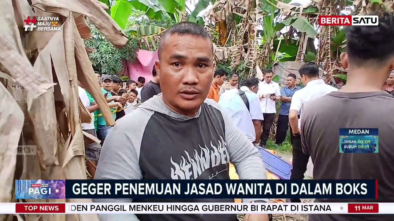 Jasad Wanita Terbungkus Karung Goni Ditemukan di Sungai Denai #beritasatu