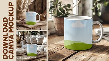 How to make a Coffee Mug Mockup in Canva | Canva Tutorial