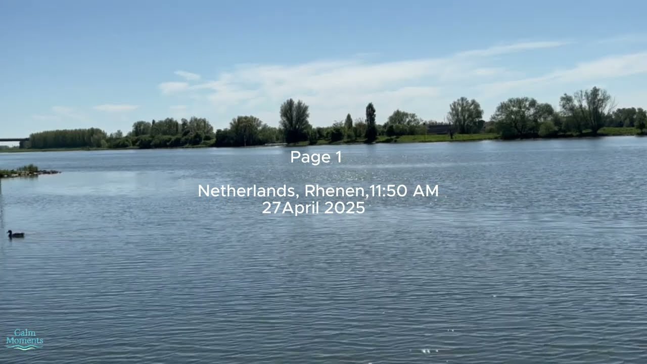 Beautiful Nature by the river Rhine - Rhenen