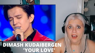 SINGER FIRST REACTION TO DIMASH 'YOUR LOVE' (NO WAY)