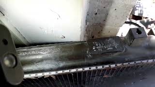 Counterfeit/Knock off OEM DENSO radiator from Rockauto possibly.....not sure.....