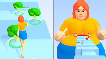 Forward vs Reverse Gaming in Eat Run | All Levels Gameplay