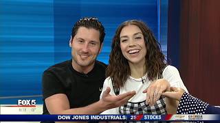 Dancers Val Chmerkovskiy and Jenna Johnson on Good Day Atlanta