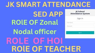 JK SMART ATTENDANCE APP||Role of HOI in Jk attendance app.How to add teachers on Jk attendance app screenshot 4