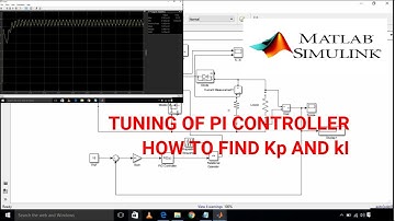 Tuning of PI controller and how to find Kp and Ki by ziegler-Nichols method | MATLAB simulation