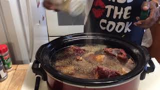 Lima Beans W/ smoked neck bones and pig tails