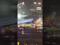 A Plane Collides With A Fire Truck On A Runway At La Guardia Airport 