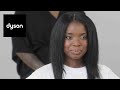 How to create a silk press with the Dyson Corrale™ straightener