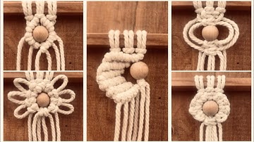 5 stunning Macramé Knots You NEED to Learn!Handmade Art Tutorial (part 14)