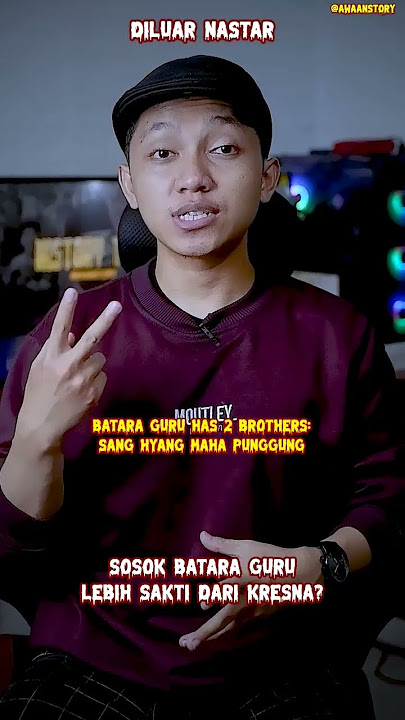 NGERI CUY?! 😱 SOSOK BATARA GURU YG LEBIH SAKTI DARI KRESNA? #shorts